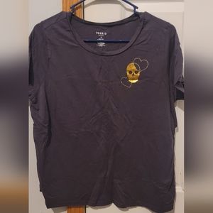 Torrid purple t shirt, size 0